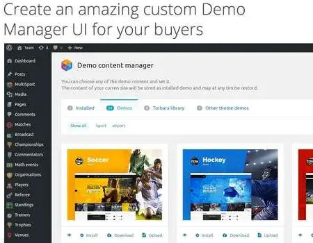 WordPress Demo Content Manager