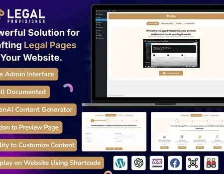 WordPress Legal Pages Generator Plugin with AI