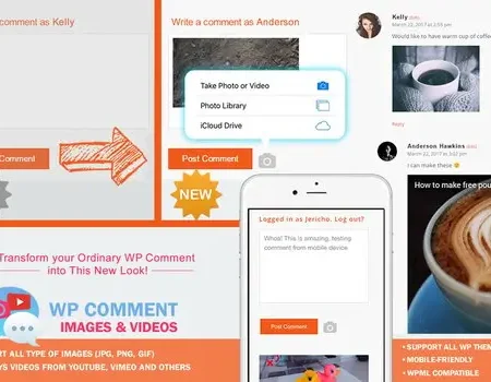 WP Comment Images and Videos