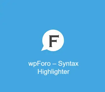 wpForo – Syntax Highlighter
