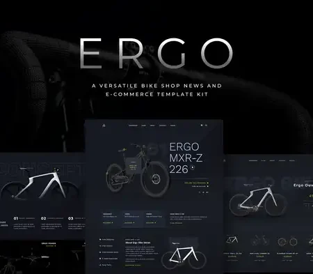 ERGO – Bike & Cycling WooCommerce Elementor Template Kit