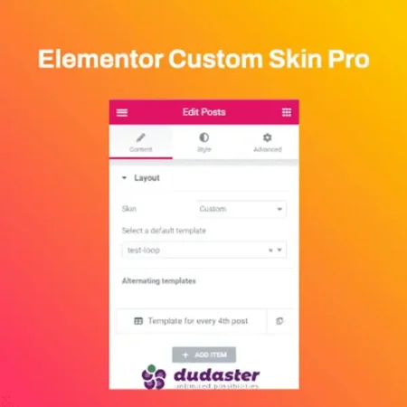 Elementor Custom Skin Pro