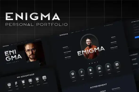 Enigma-–-Personal-Portfolio-Elementor-Template-Kit Enigma – Personal Portfolio Elementor Template Kit
