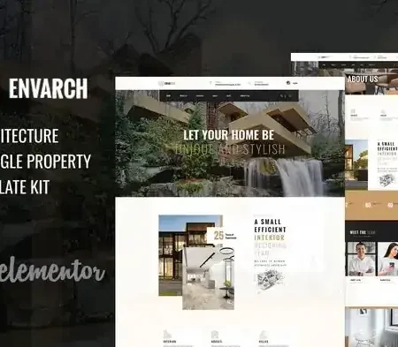 EnvArch – Architecture & Single Property Elementor Template Kit