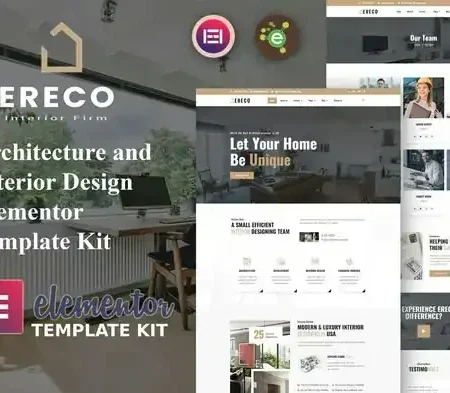 Ereco – Architecture & Interior Design Elementor Template Kit