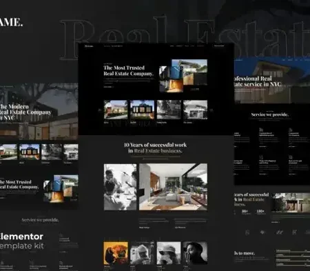 Estame – Real Estate Elementor Template Kit