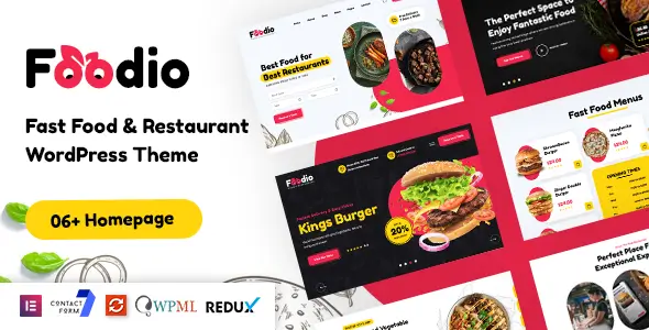Foodio – Fast Food Restaurant WordPress Theme Foodio – Fast Food Restaurant WordPress Theme