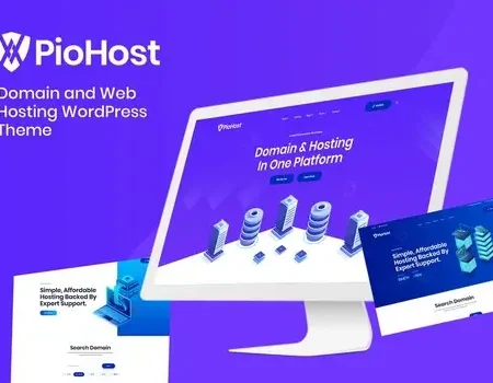 Piohost – Domain Web Hosting Elementor WordPress