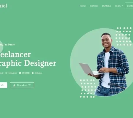 Daniel – Personal Freelancer Elementor Template Kit