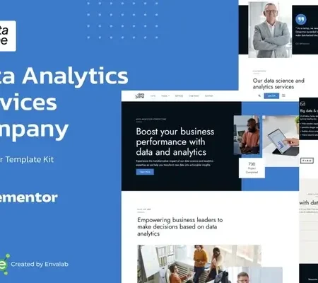 Dataprime – Data Analytics Services Elementor Template Kit