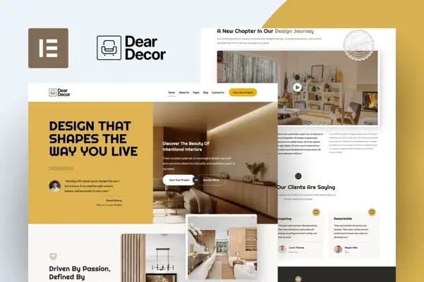 deardecor-interior-design-elementor-template-kit deardecor interior design elementor template kit