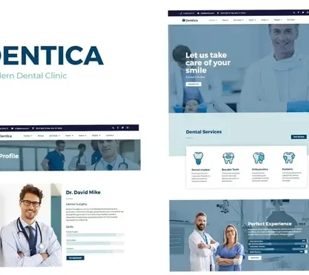Dentica – Dental Clinic Elementor Template Kit