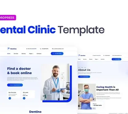 Dentino – Dental Clinic Template Kit