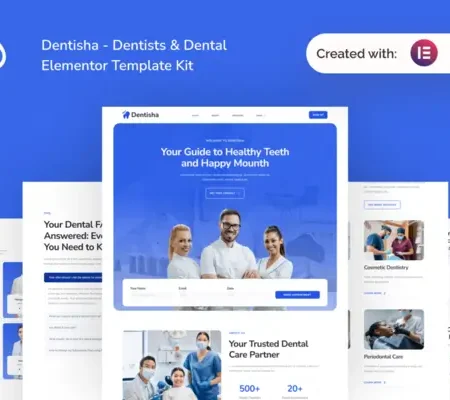 Dentisha – Dentists & Dental Elementor Template Kit