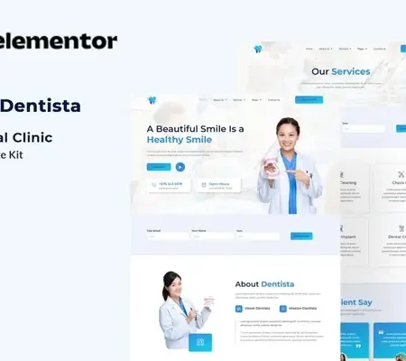 Dentista – Dental Clinic Elementor Template Kit
