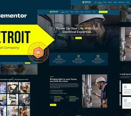 Detroit – Electrical Company Elementro Pro Template Kit