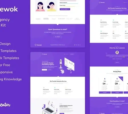Dewok – Digital Agency Template Kit