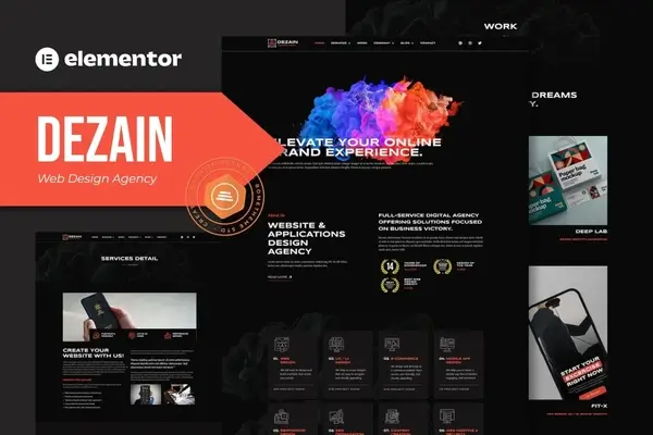 dezain-web-design-agency-elementor-pro-template-kit-1 dezain web design agency elementor pro template kit 1
