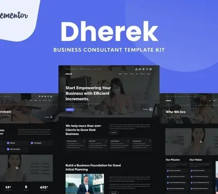 Dherek – Business Consultant Website Template
