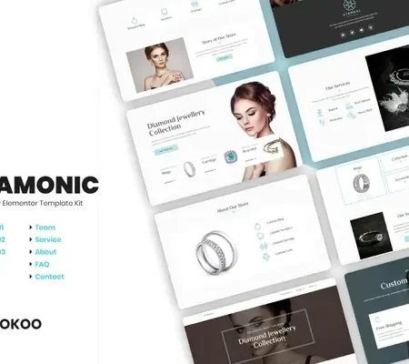Diamonic | Jewellery Store Elementor Template Kit