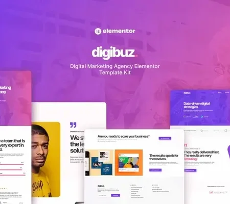 Digibuz – Digital Marketing Agency Elementor Template Kit