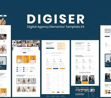 Digiser – Digital Agency Elementor Template Kit