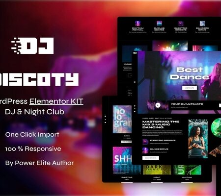 Discoty – DJ & Night Club Elementor Pro Template Kit