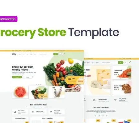 Disho – Grocery Store Elementor Template Kit