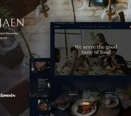 Djaen – Restaurant Elementor Template Kit