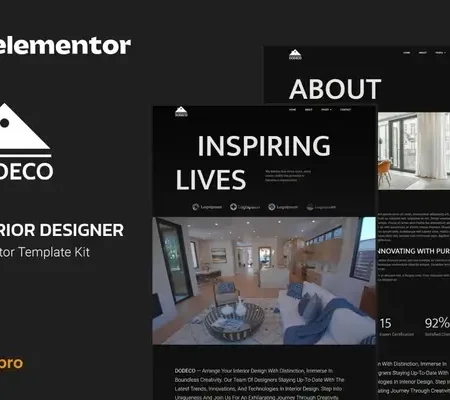 Dodeco – Interior Designer Elementor Template Kit