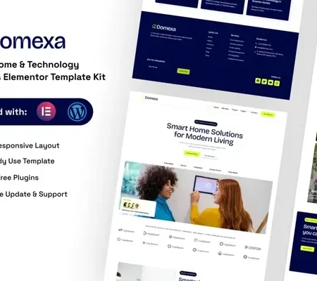 Domexa – Smart Home & Technology Services Elementor Template Kit