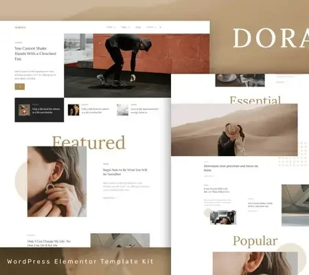 Doran – Blog & Magazine Elementor Template Kit