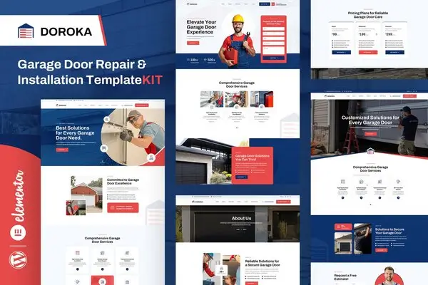 doroka-garage-door-repair-elementor-template-kit-1 doroka garage door repair elementor template kit 1
