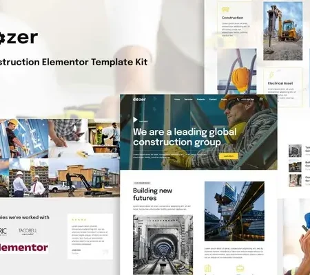 Dozer – Construction Elementor Template Kit