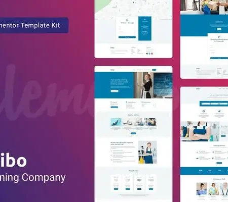 Dribo — Cleaning Company Template Kit for Elementor