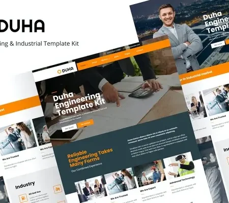 Duha – Engineering & Industrial Elementor Template Kit