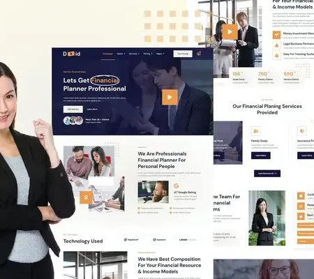 Duid – Personal Financial Consultant Service Elementor Template Kit