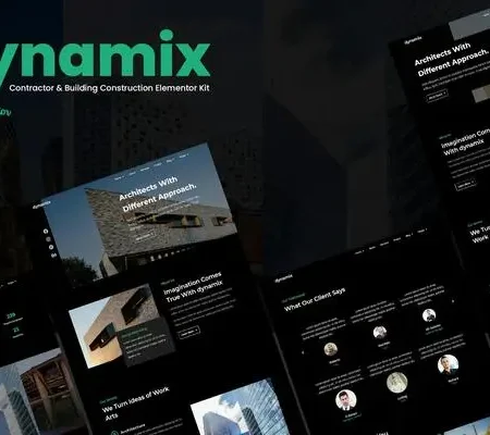 Dynamix – Architecture Elementor Template Kit