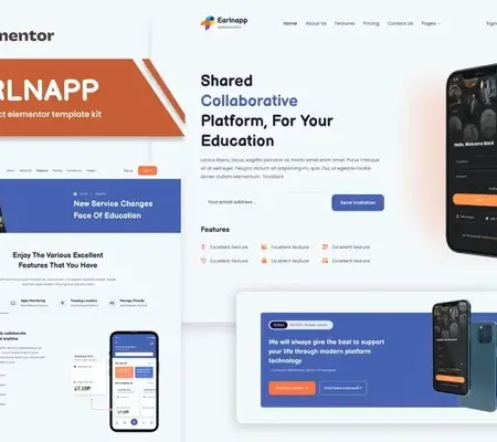 Earlnapp – Shared Collaborative Education Platform Template Kits