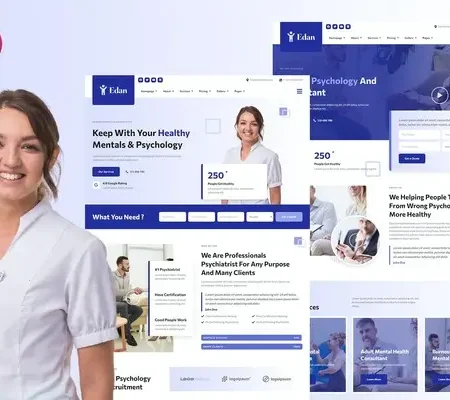 Edan – Human Psychology & Consultant Elementor Template Kit