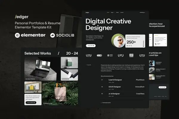 edger-personal-portfolios-resume-elementor-template-1 edger personal portfolios resume elementor template 1