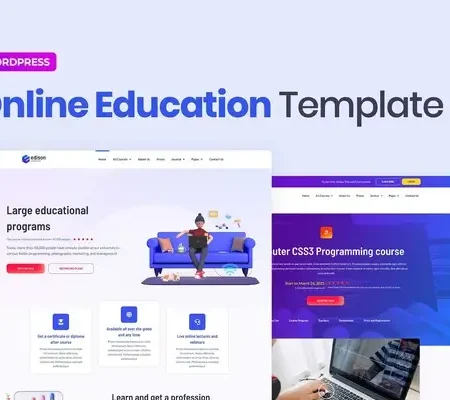 Edison – Online Education Elementor Template Kit