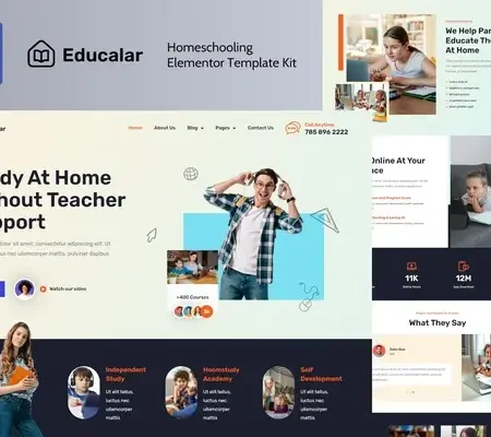 Educalar – Homeschooling Elementor Template Kit