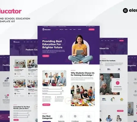 Educator – University & School Education Elementor Template Kit