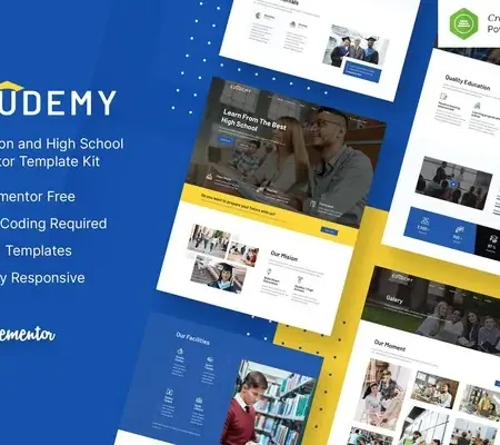 Edudemy – School & Education Elementor Template Kit