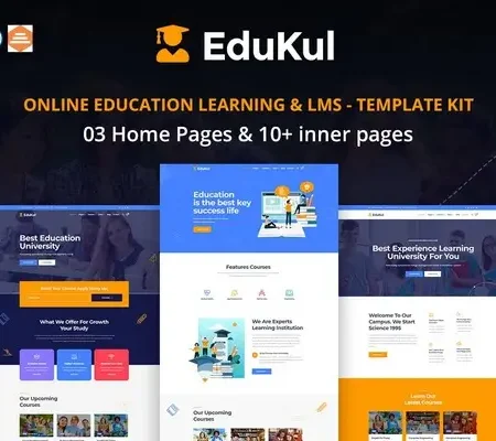 Edukul – Online Learning & Education Template Kit
