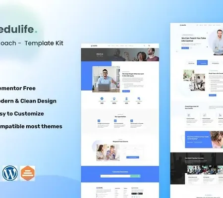 EduLife – Life Coach Elementor Template Kit