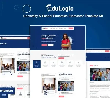 Edulogic – University & School Education Elementor Template Kit
