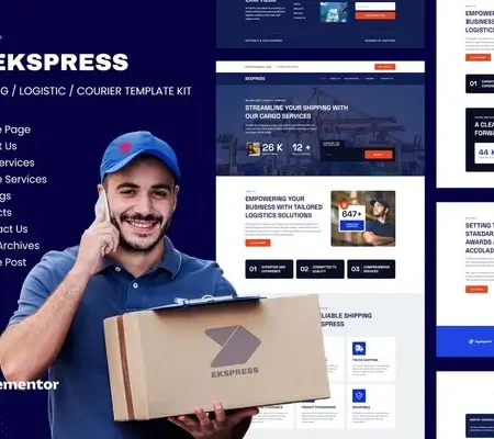 Ekspress – Logistic Shipping & Courier Template Kit