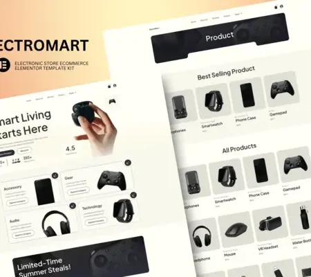 Electromart – E-Commerce Electronics Store Elementor Template Kit